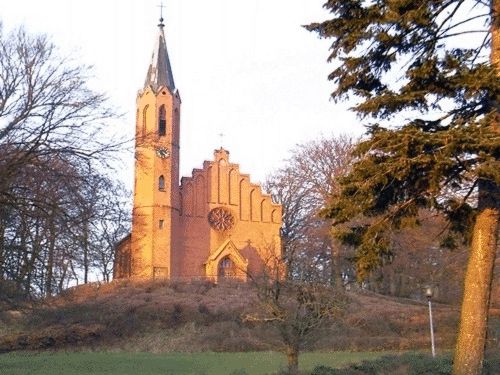 Die Sassnitzer Kirche auf dem Kirchberg