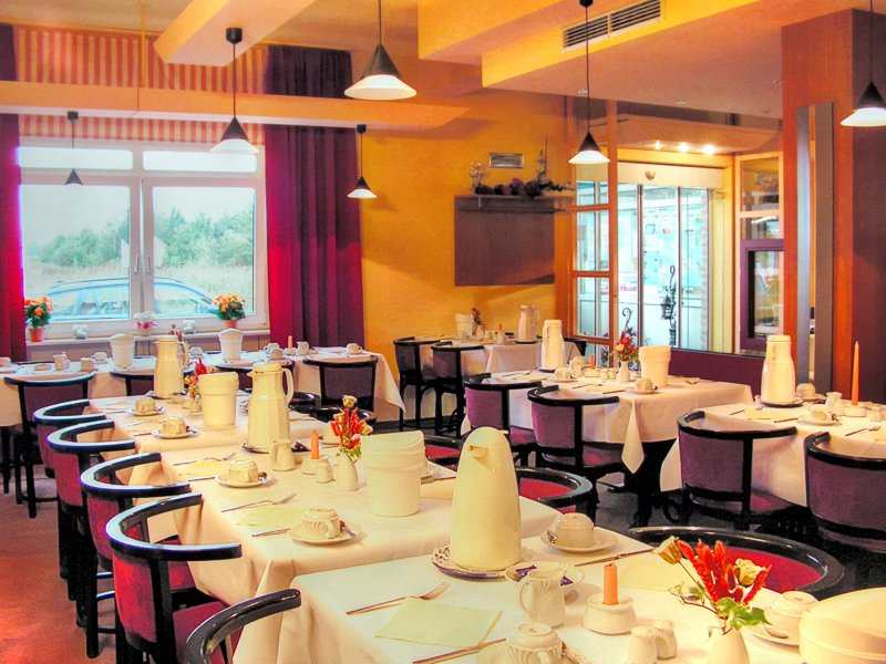 Frühstück im Hotelrestaurant