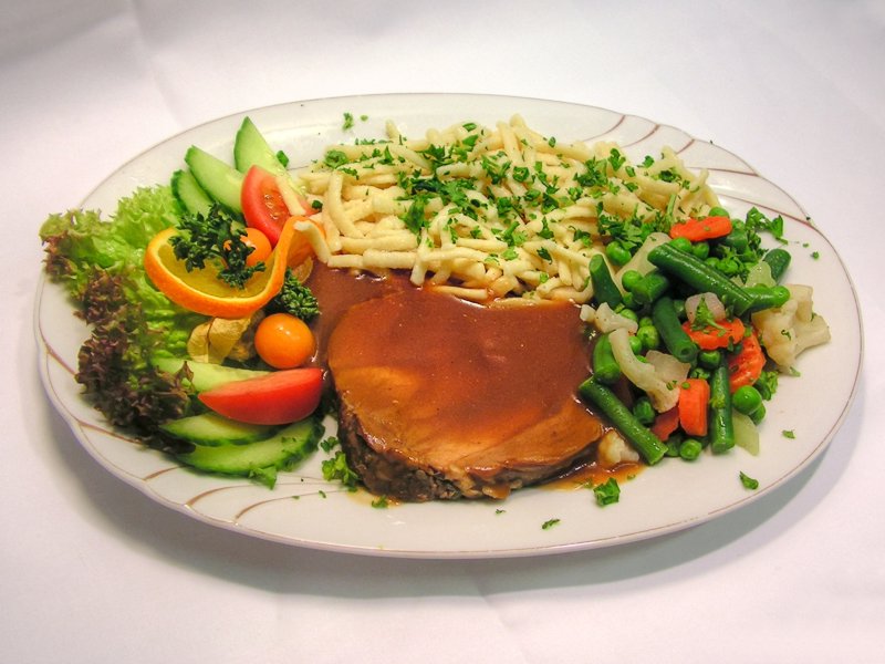 Leckere, gutbürgerliche Küche im Hotelrestaurant