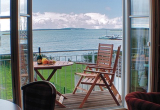 Balkon mit herrlichem Seeblick