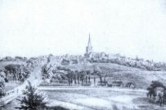 Bergen Stadtansicht um 1880