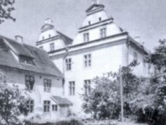 Hausansicht in Boldevitz um 1900