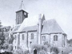 Kirche von Middelhagen um 1800