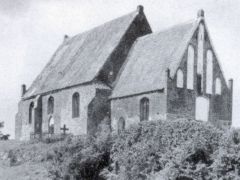 Kirche in Neuenkirchen um 1800 - Aussenansicht