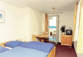 Appartement mit Blick auf den Balkon