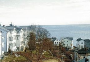 Seeblick vom Balkon über die Sassnitzer Altstadt